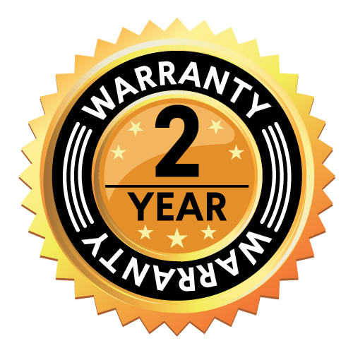 2 years brand warranty