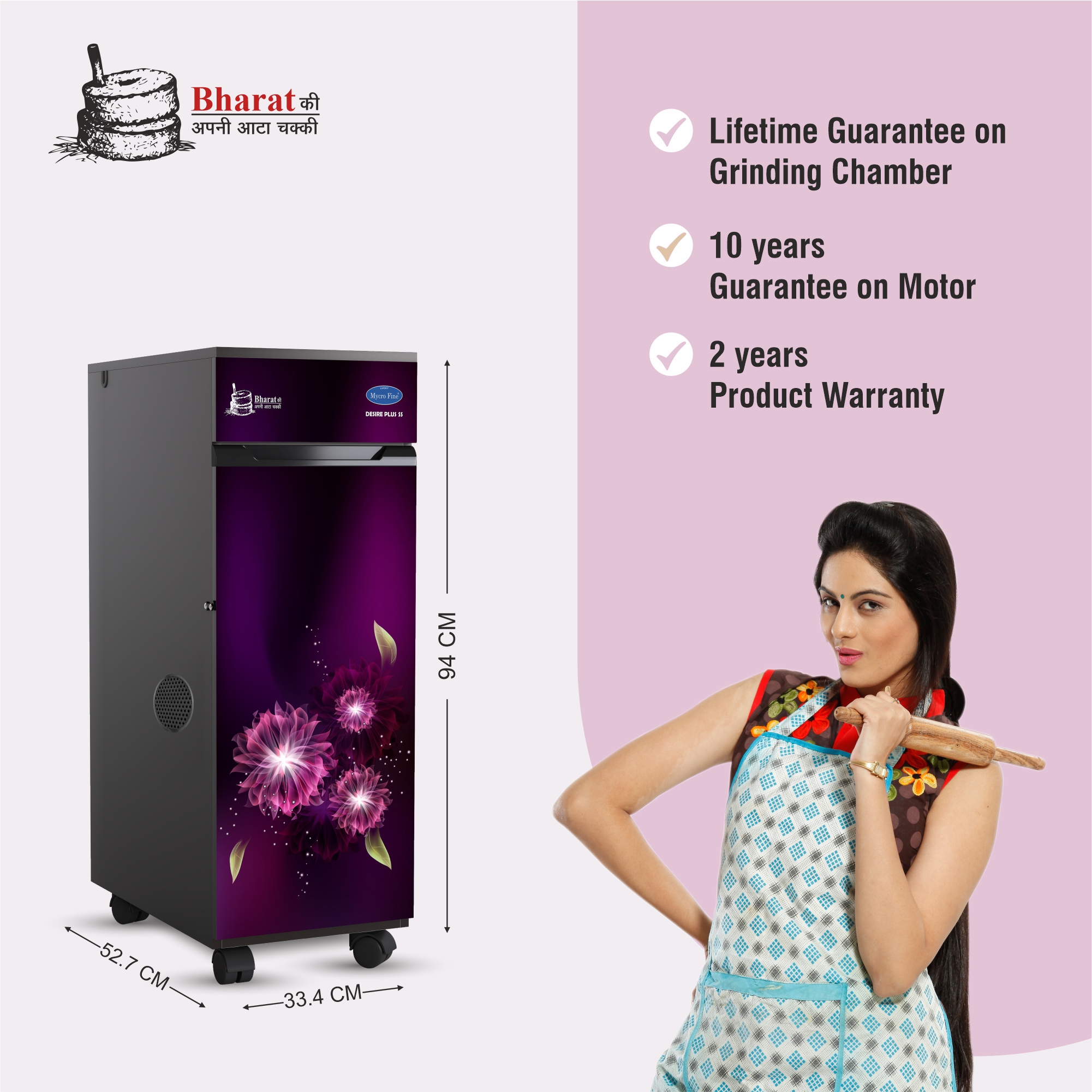 Mycrofine Desire Plus SS Aata Chakki