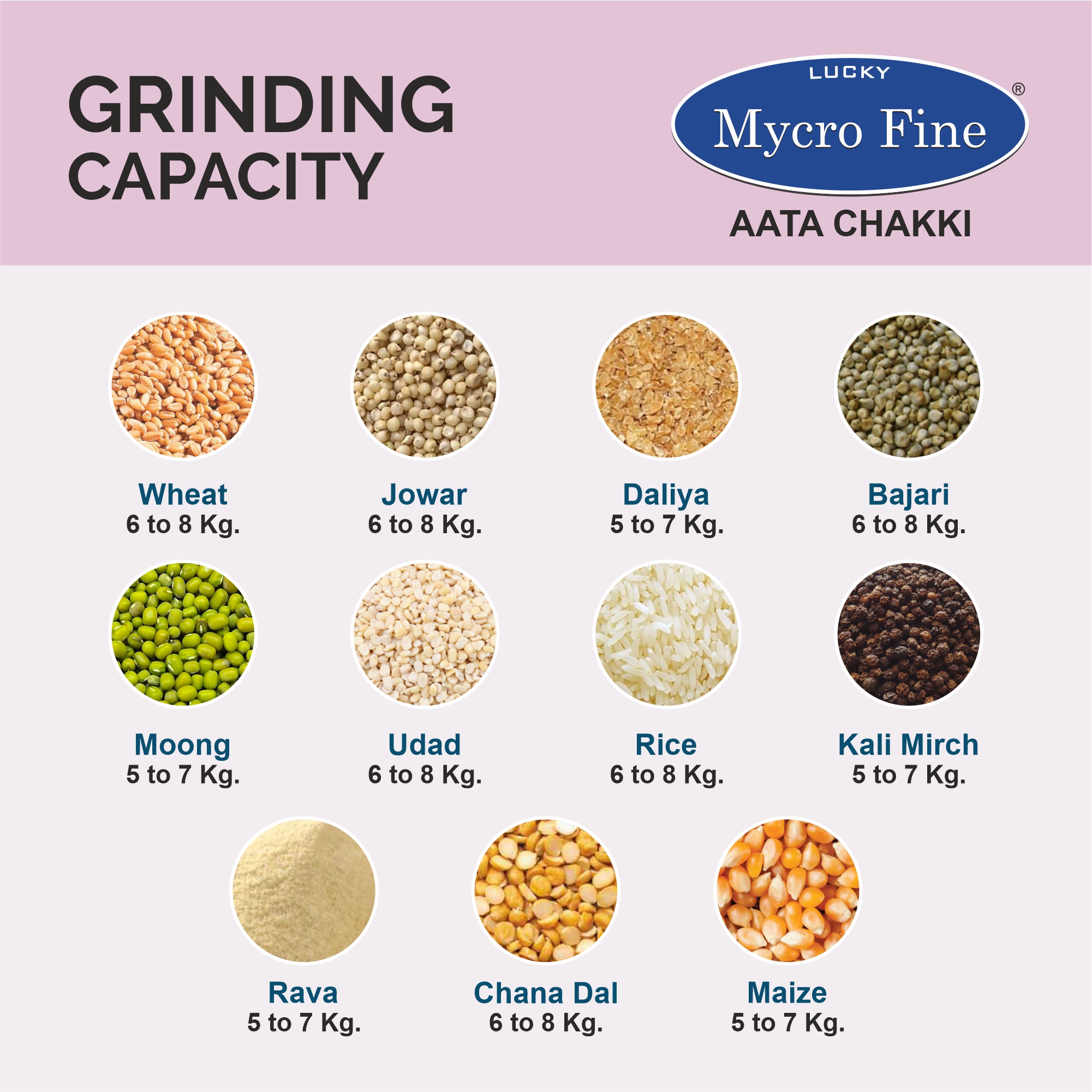 Mycrofine Desire Plus SS Aata Chakki