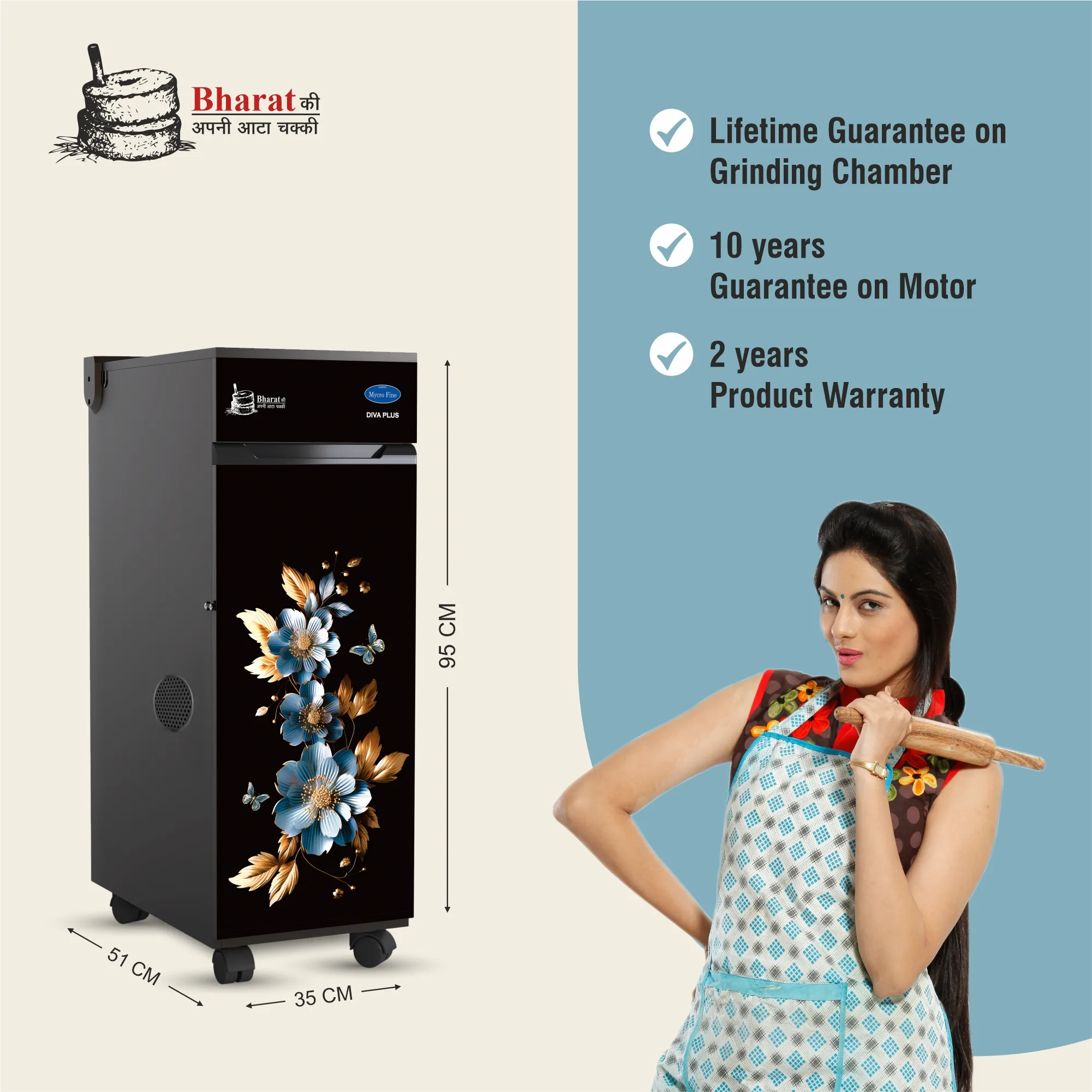 Mycrofine Diva Plus Aata Chakki