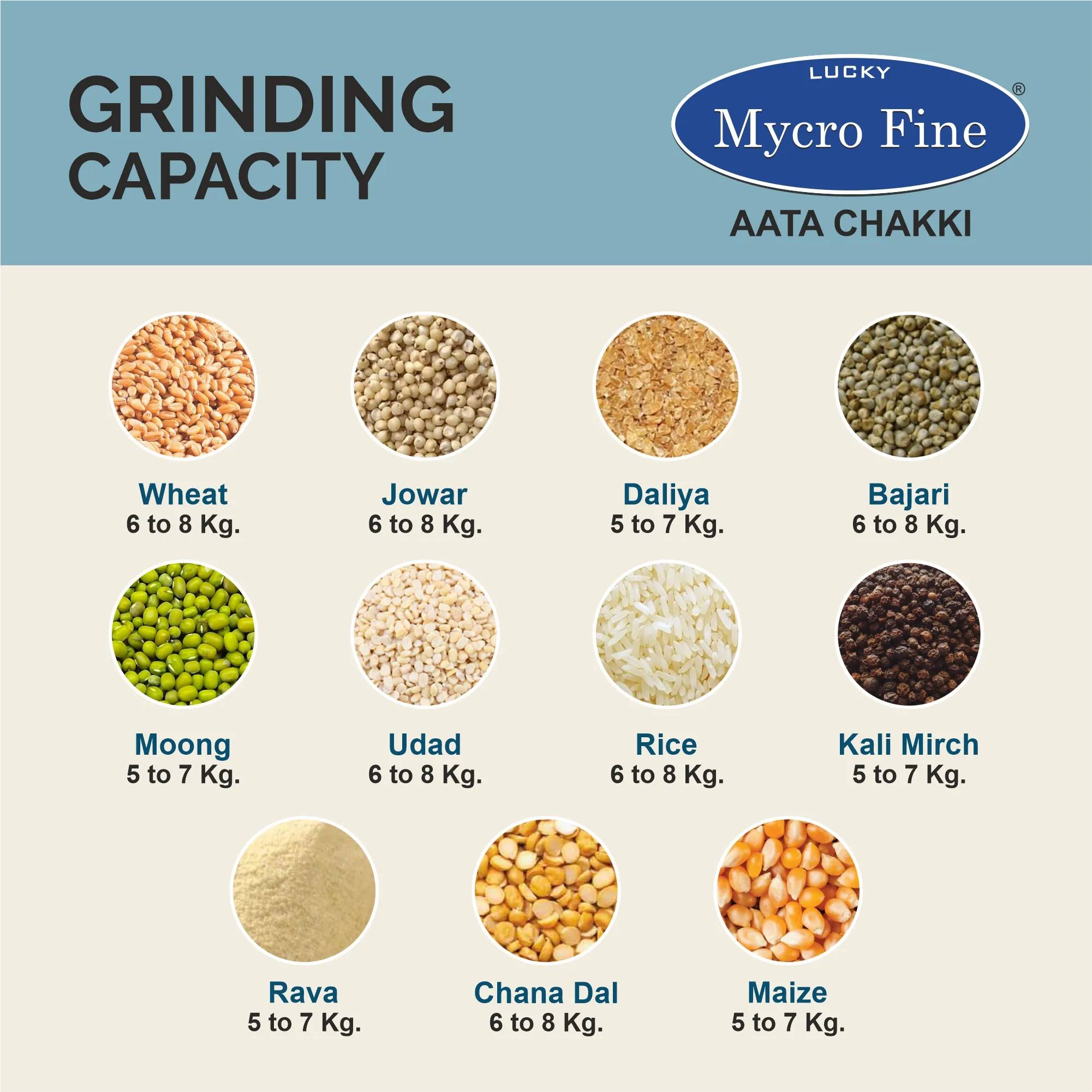 Mycrofine Diva Plus Aata Chakki