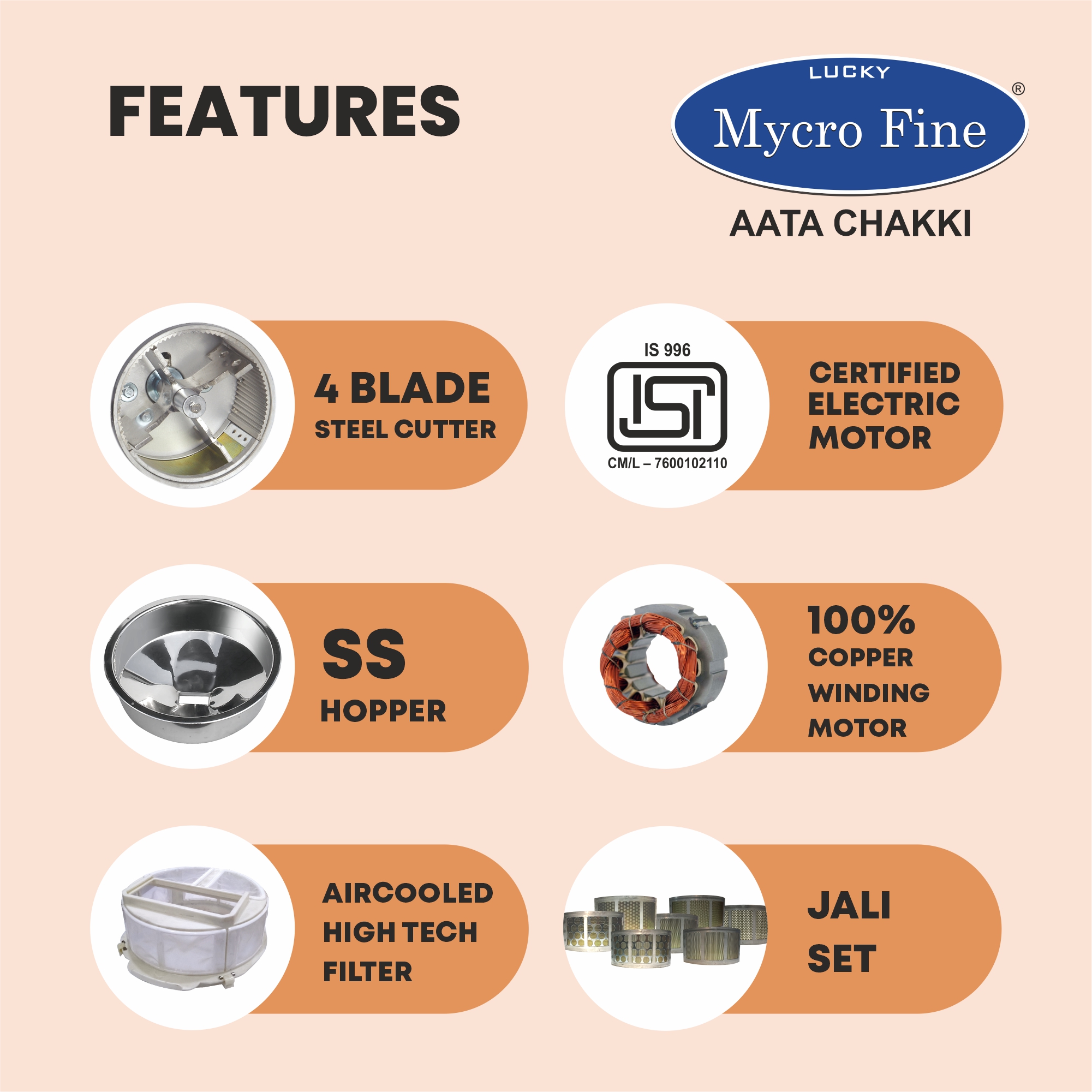 Mycrofine Eco Aata Chakki