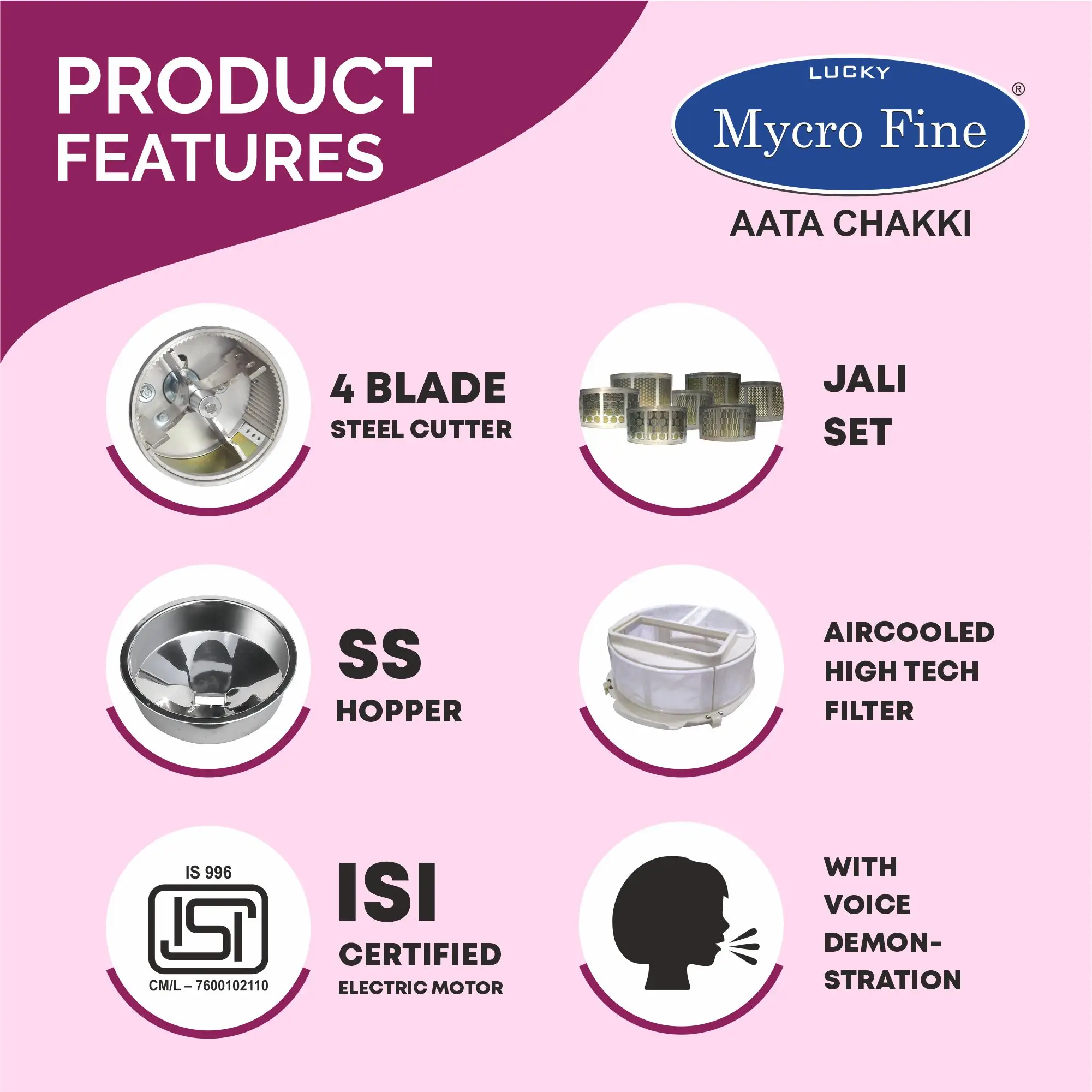 Mycrofine Neo Plus Pro Aata Chakki