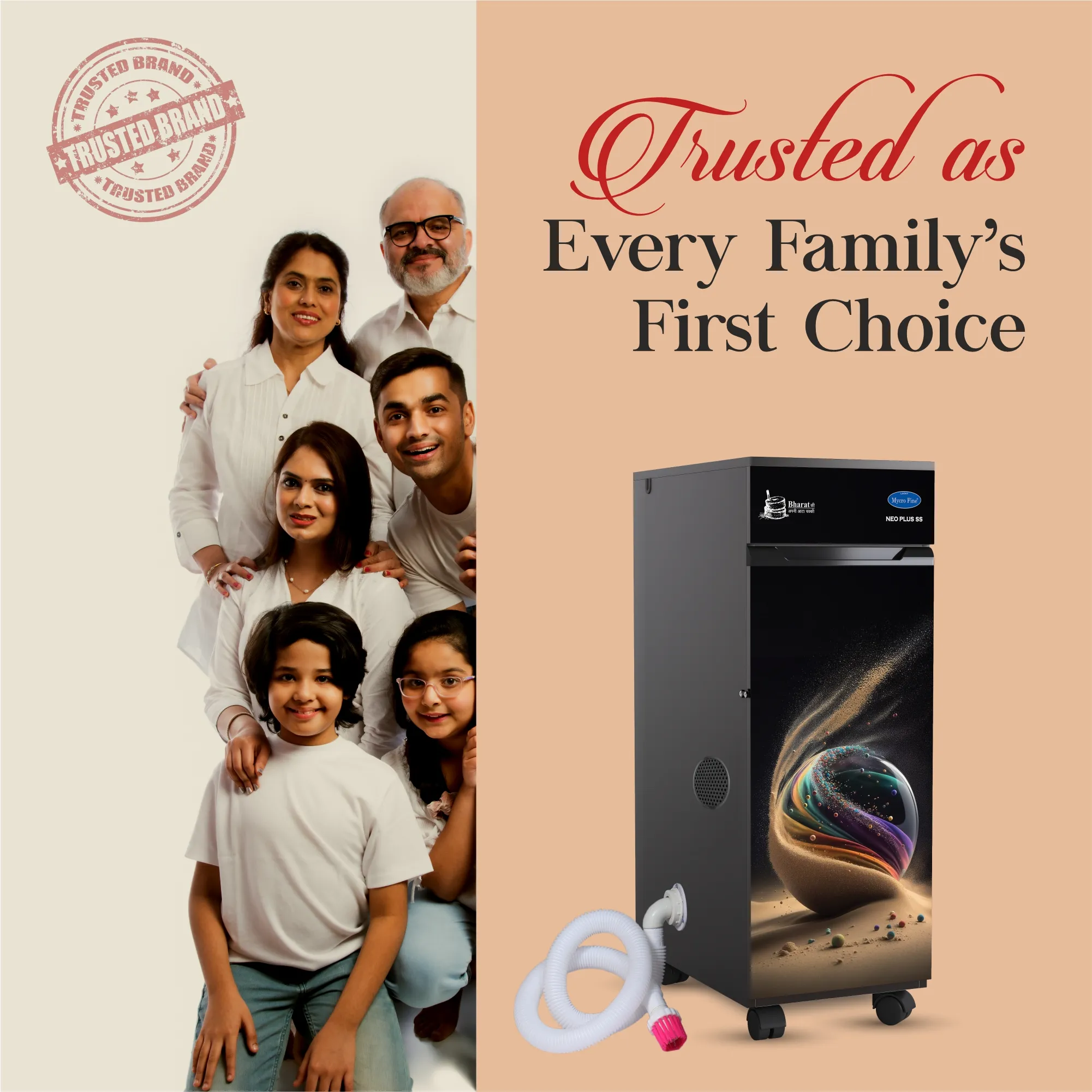 Mycrofine Neo Plus SS VC Aata Chakki