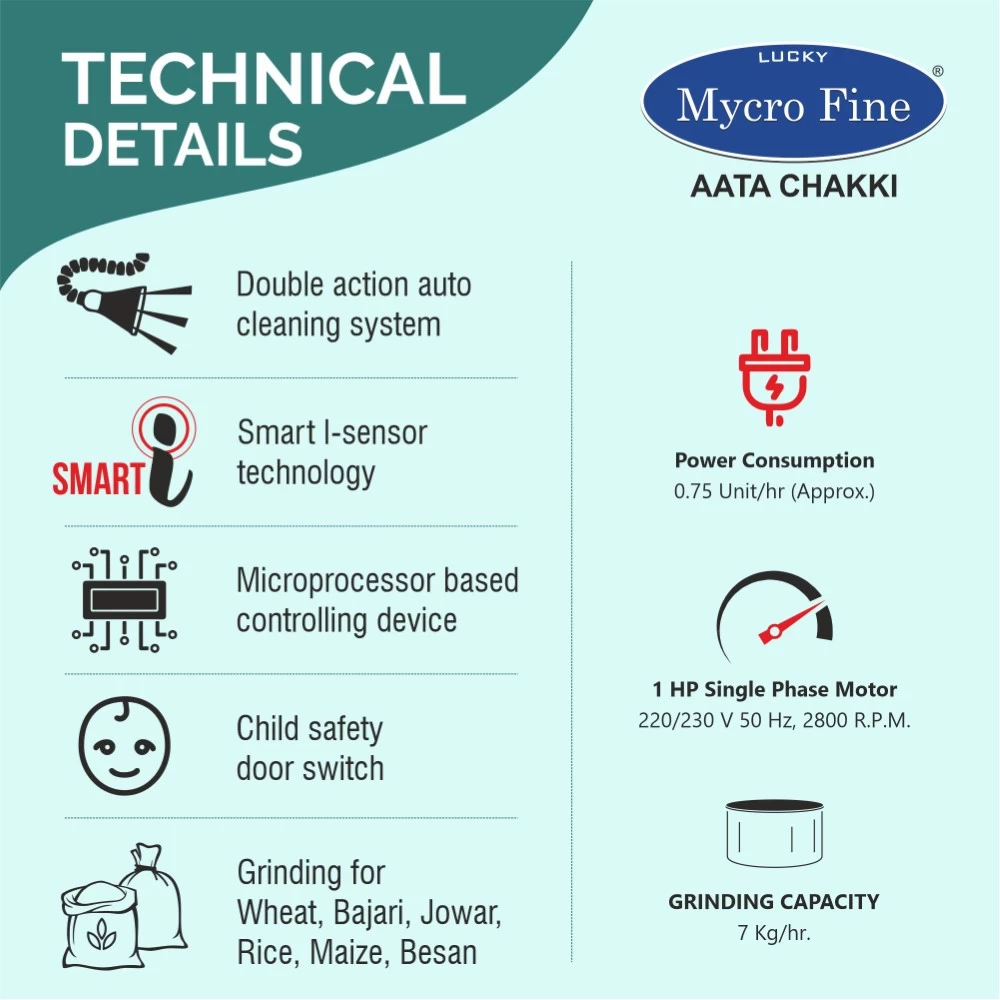 Mycrofine Neo Plus VC Aata Chakki