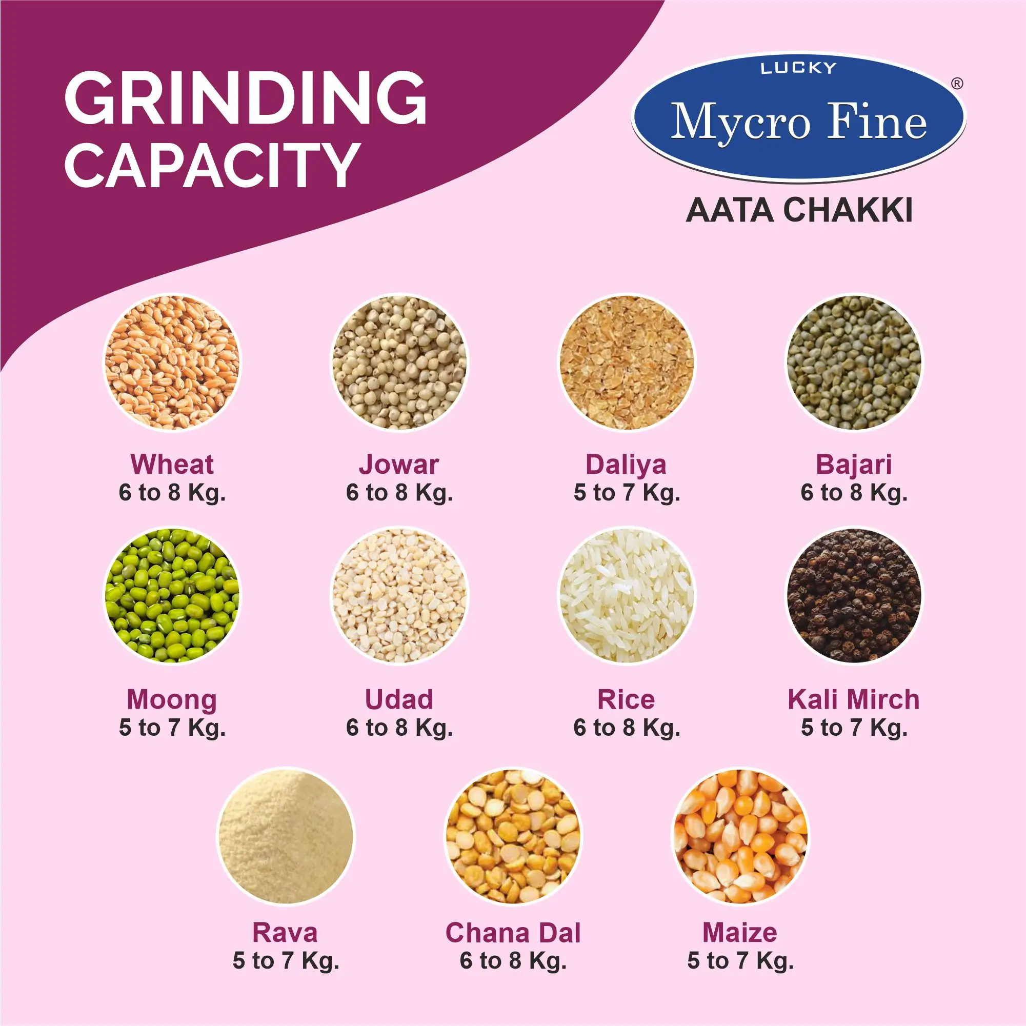 Mycrofine Neo Plus VC Aata Chakki