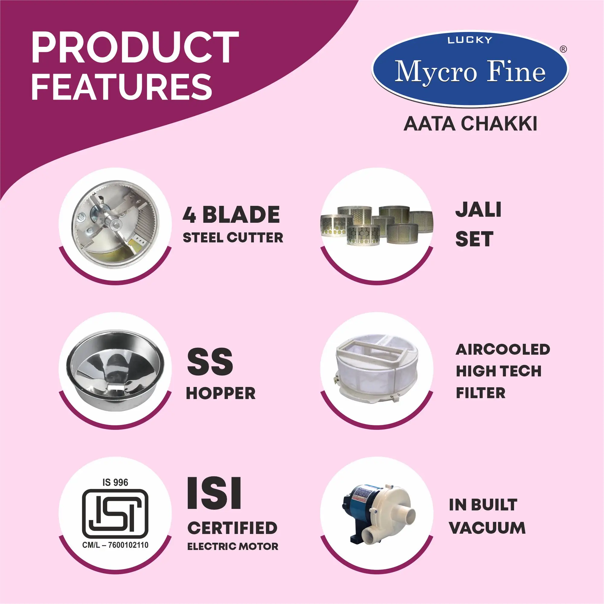 Mycrofine Neo Plus VC Aata Chakki