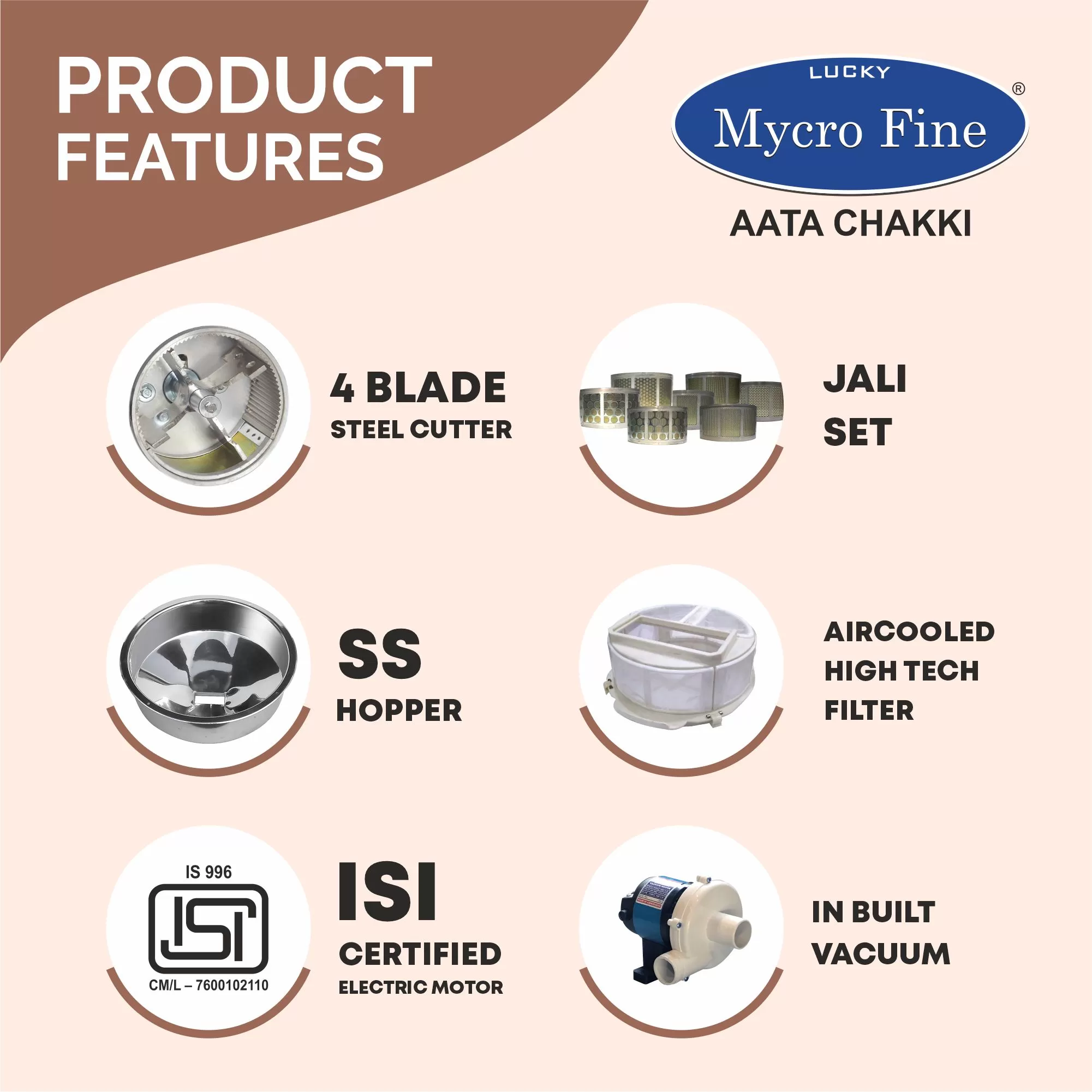 Mycrofine Neo VC Aata Chakki