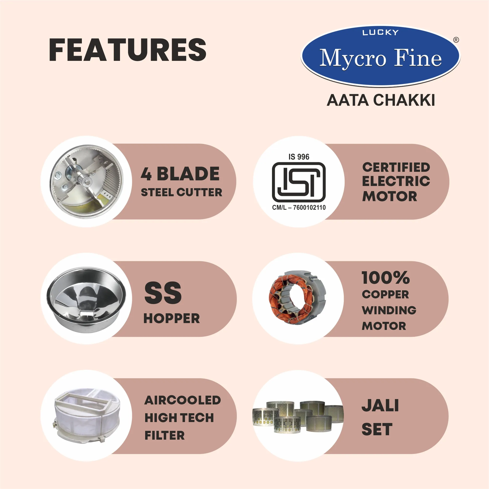 Mycrofine Neo Aata Chakki