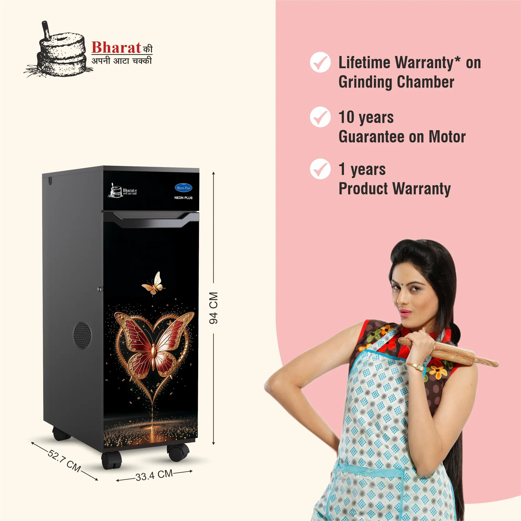 Mycrofine Neon Plus VC Aata Chakki