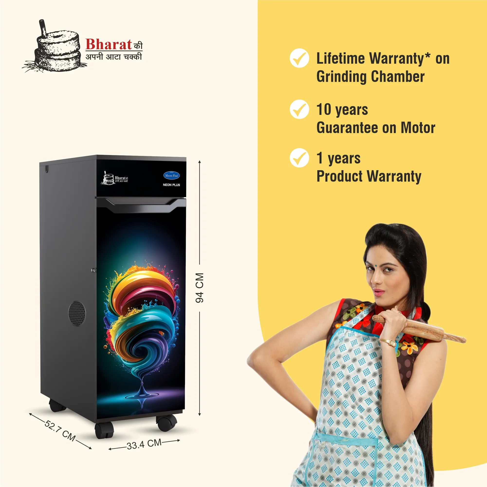 Mycrofine Neon Plus Aata Chakki