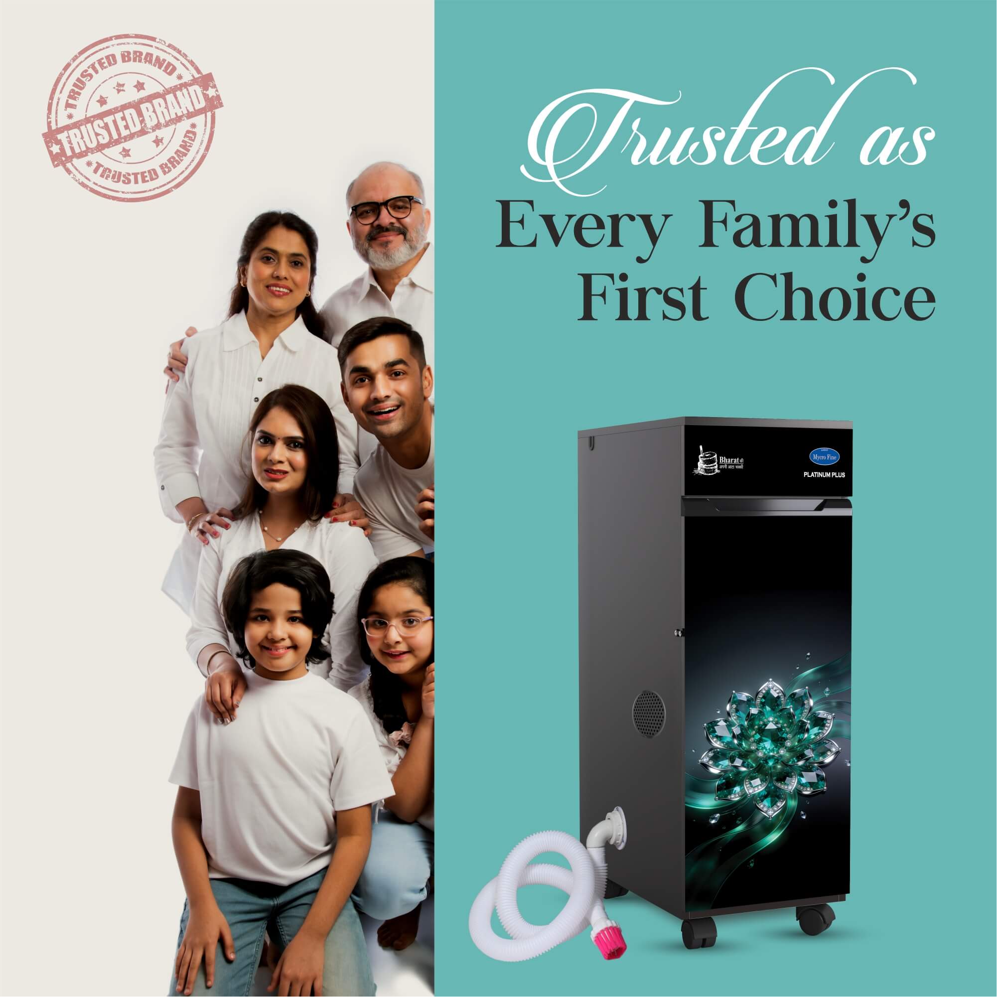 Platinum Plus Aata Chakki (VC) with inbuilt Vacuum