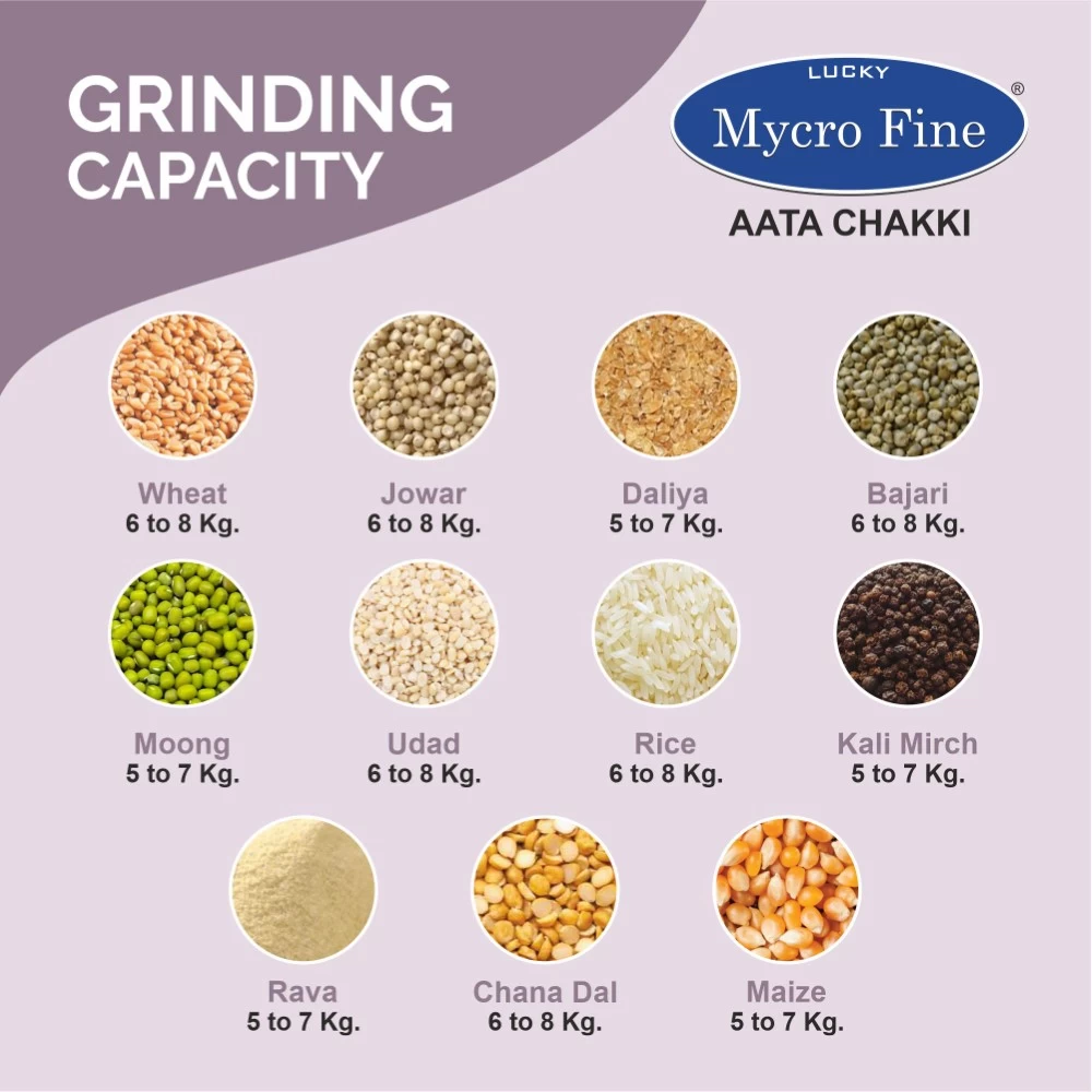 Mycrofine Rio Plus VC Aata Chakki