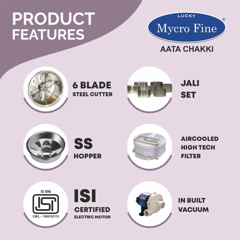 Mycrofine Rio Plus VC Aata Chakki