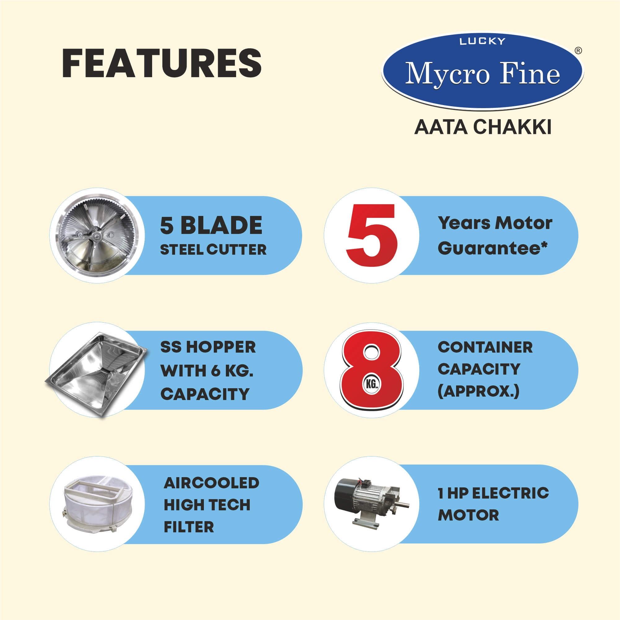 Silver Plus Aata Chakki