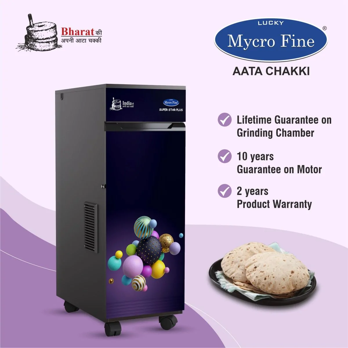 Mycrofine Super Star Plus Aata Chakki