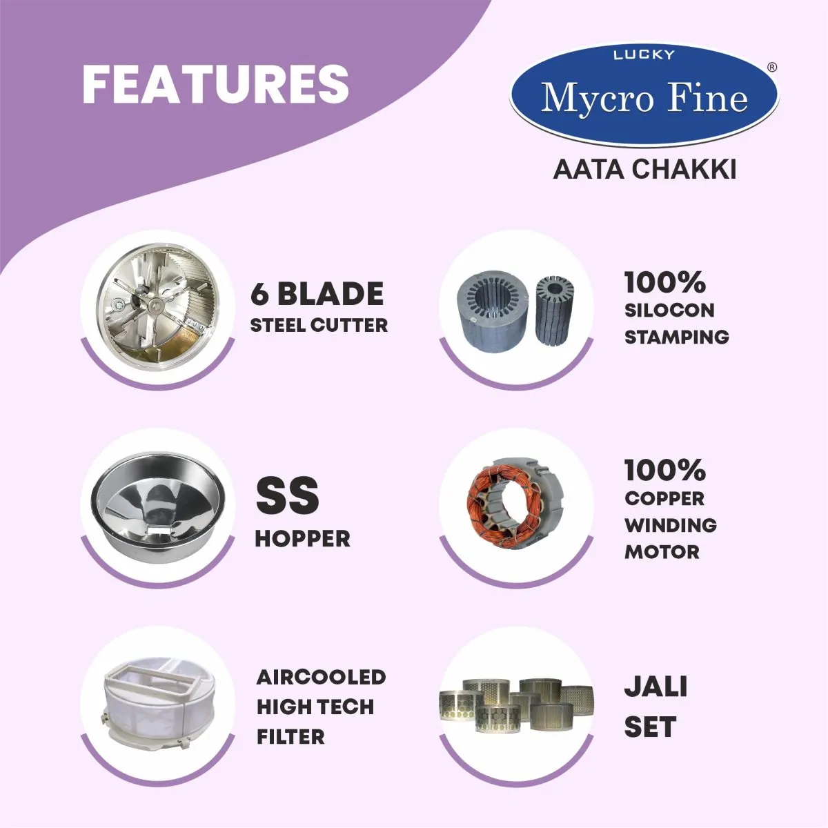 Mycrofine Super Star Plus Aata Chakki
