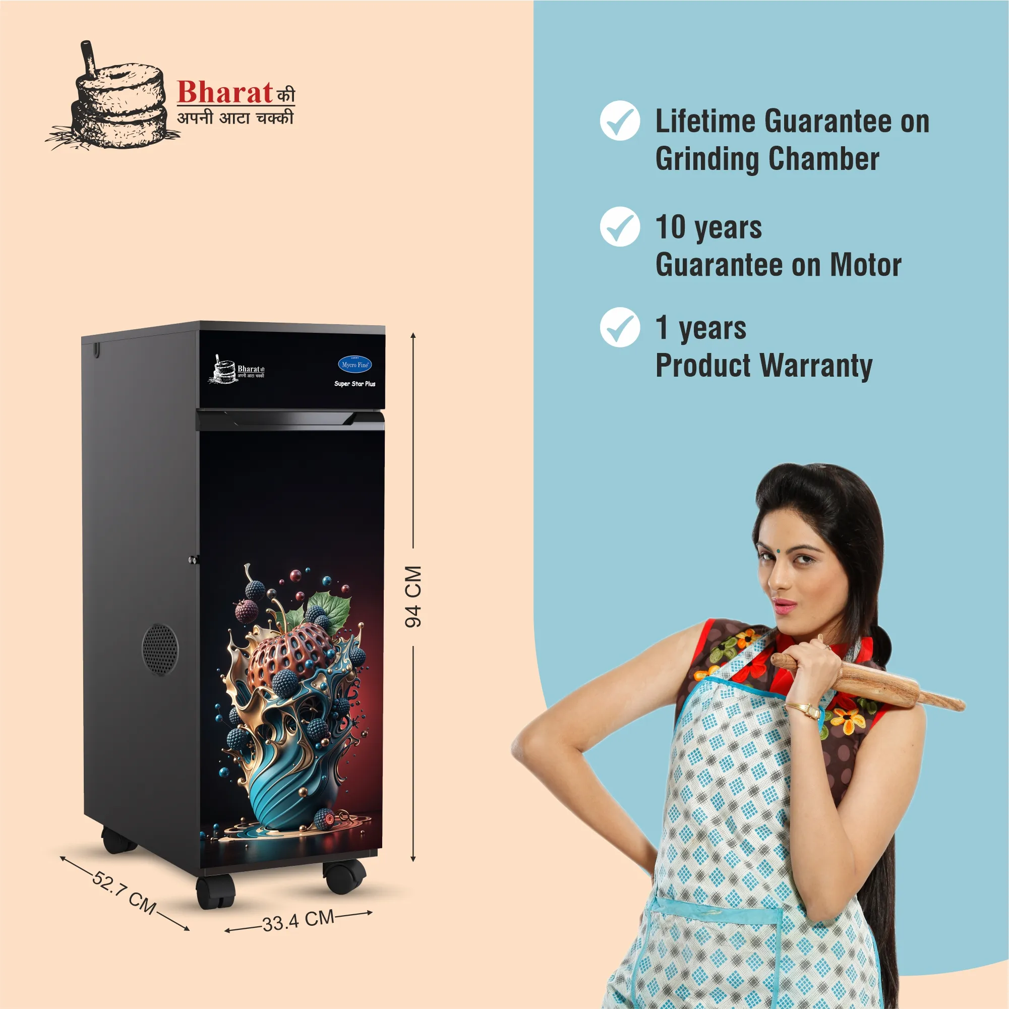 Mycrofine Desire Plus SS Aata Chakki