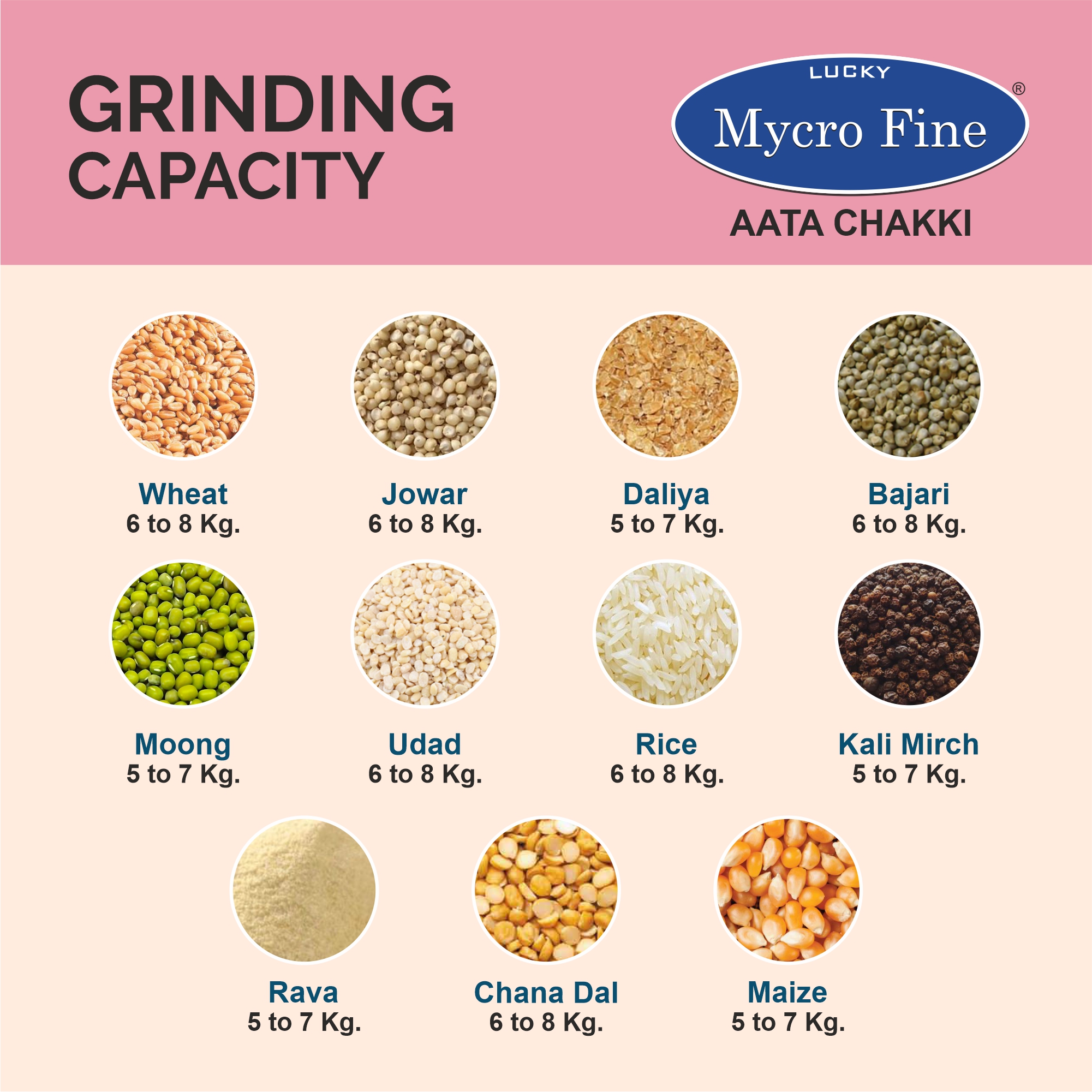 Mycrofine Wonder Plus Aata Chakki