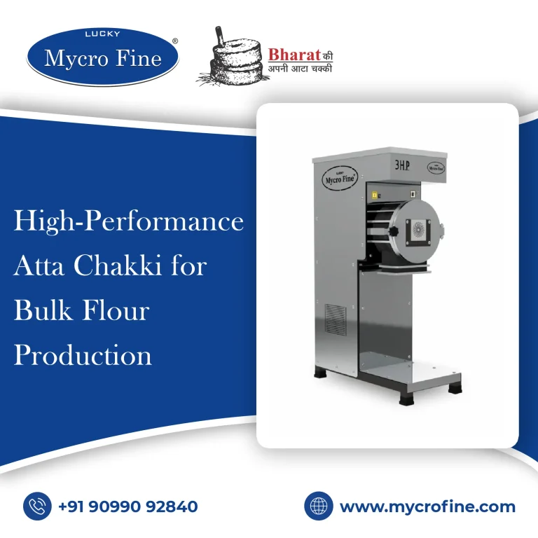 High-Performance Atta Chakki for Bulk Flour Production