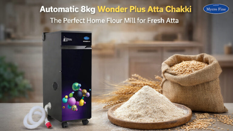 Automatic 8kg Wonder Plus Atta Chakki – The Perfect Home Flour Mill for Fresh Atta