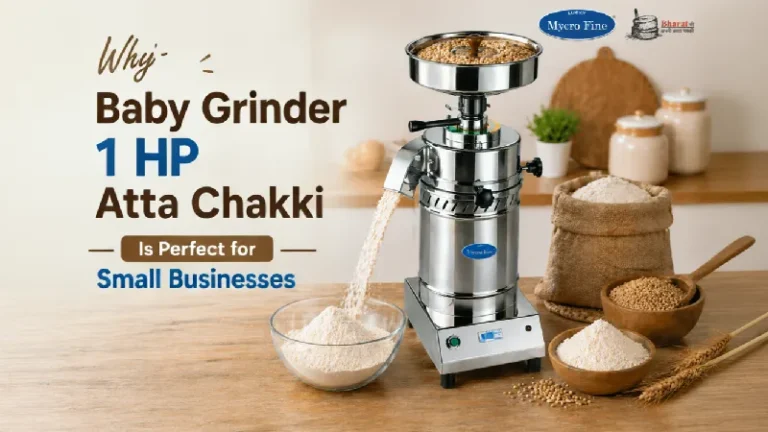 Why Baby Grinder 1 HP Atta Chakki Is Perfect for Small Businesses